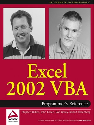 cover image of Excel 2002 VBA